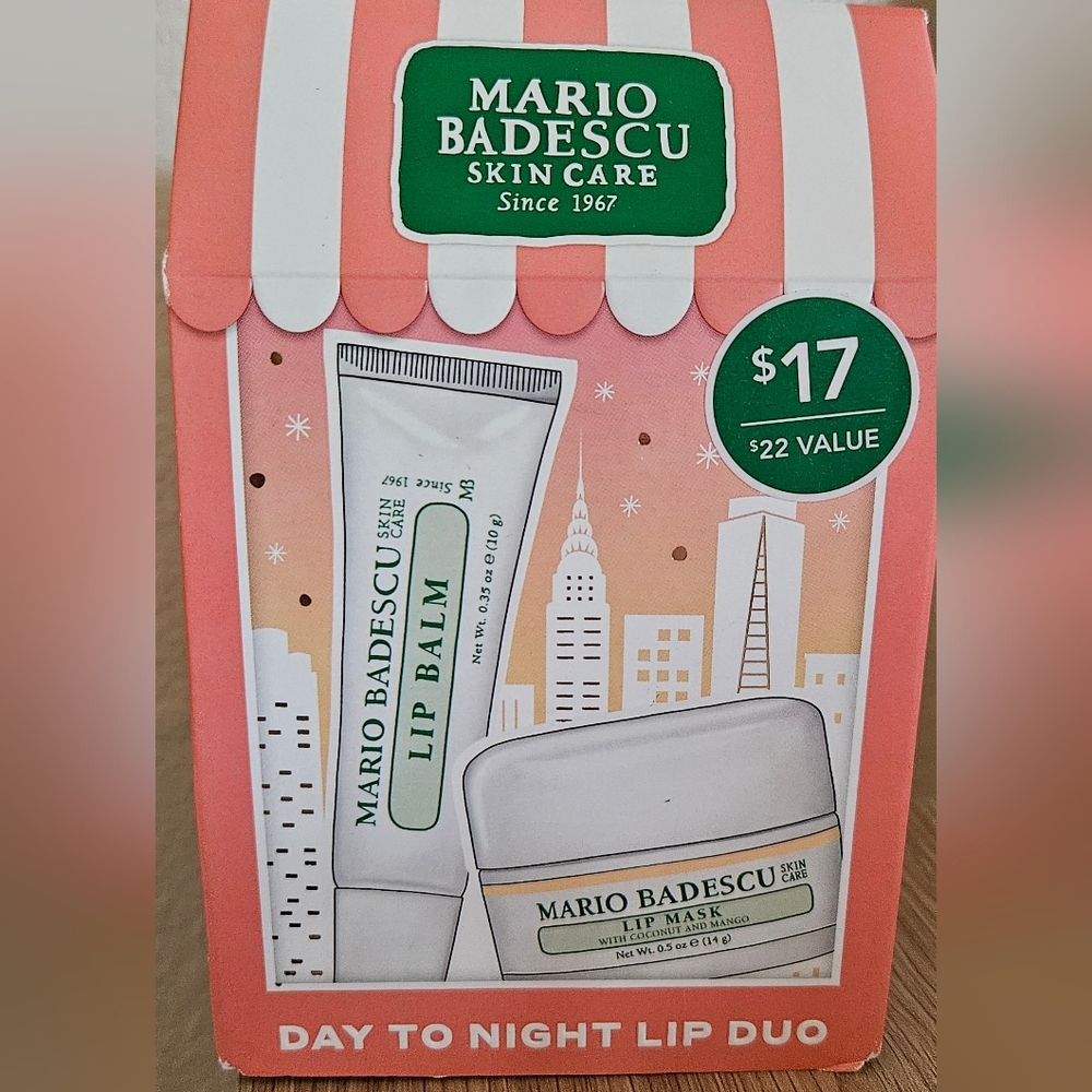 Mario Badescu Day to Night Lip Duo - Pink and Green